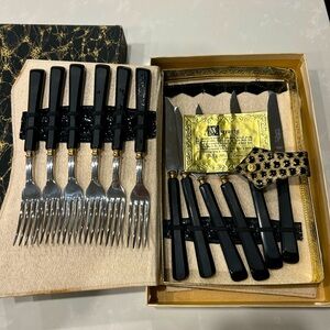 Vintage Glo-Hill Cutlery Set – SteakMates De Luxe Mid Century Modern Canada